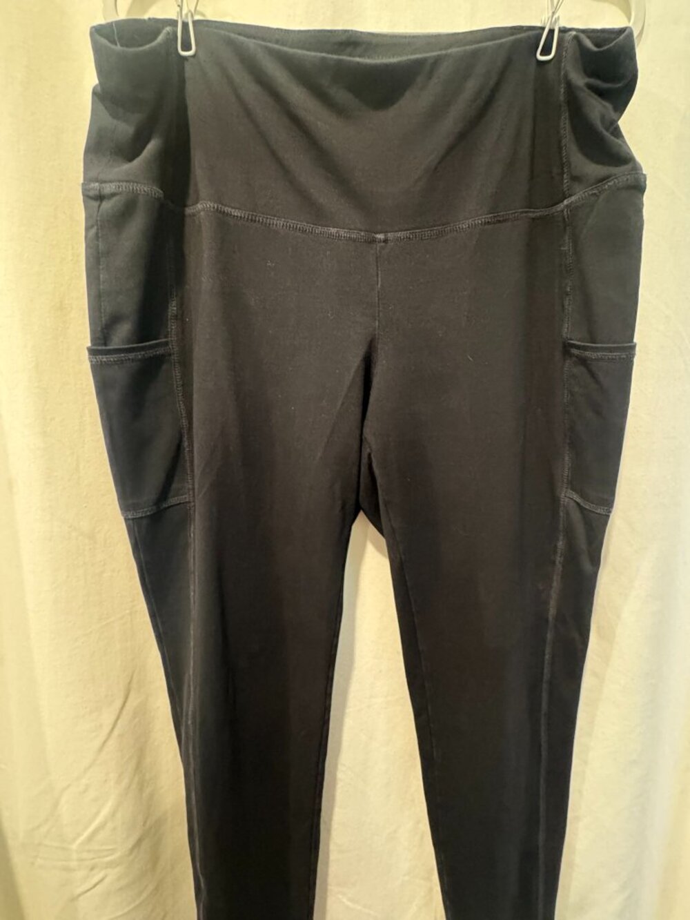 Chico Zenergy Black Activeware Leggings, Size 3R